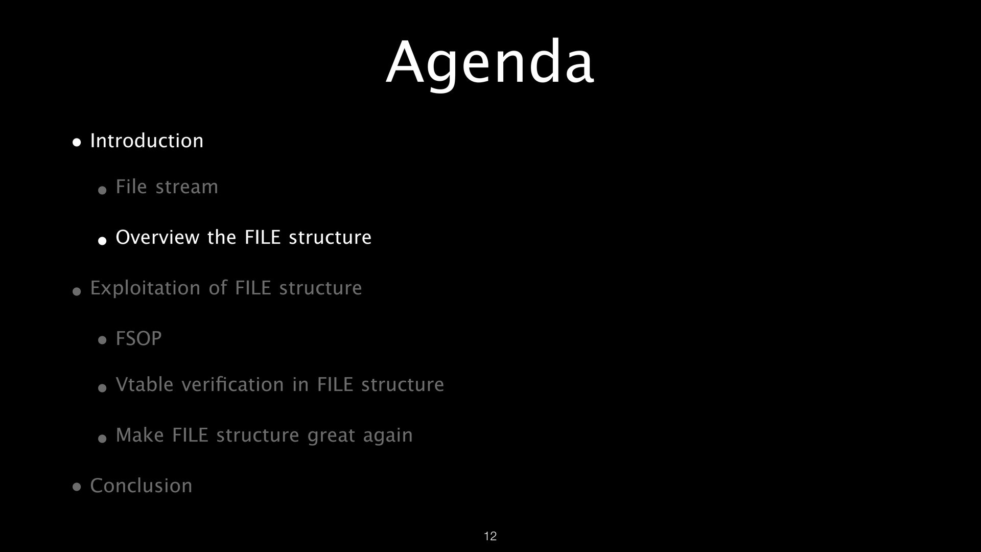 FILE Structures page 12